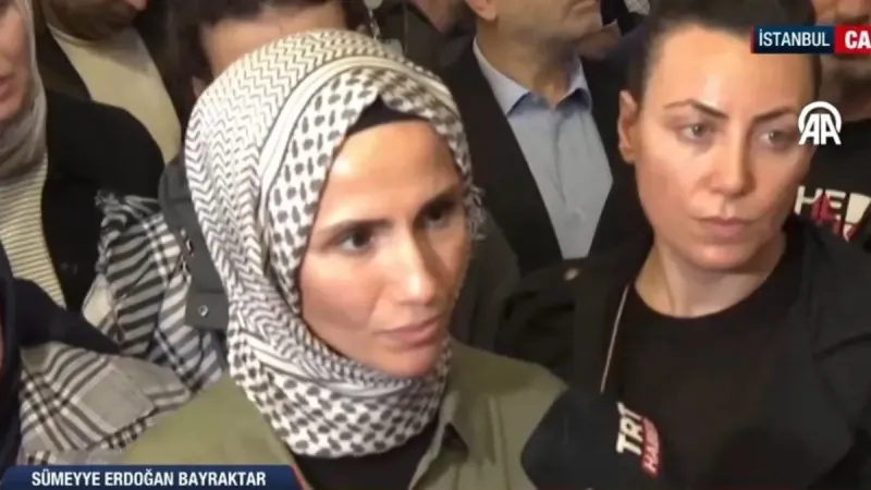 Sumud Filosu İstanbul'da! Sümeyye Erdoğan'dan Şok Karşılama!