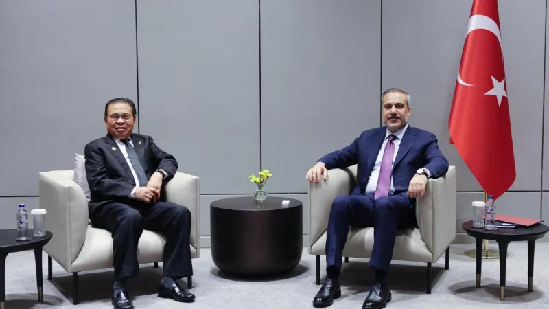 Bakan Fidan, Filipinler Moro İslami Kurtuluş Cephesi Lideri İbrahim'i kabul etti