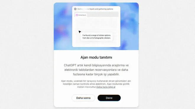 ChatGPT Ajan Modu Türkiye'de! İşte Plus Abonelerine Özel Yenilik