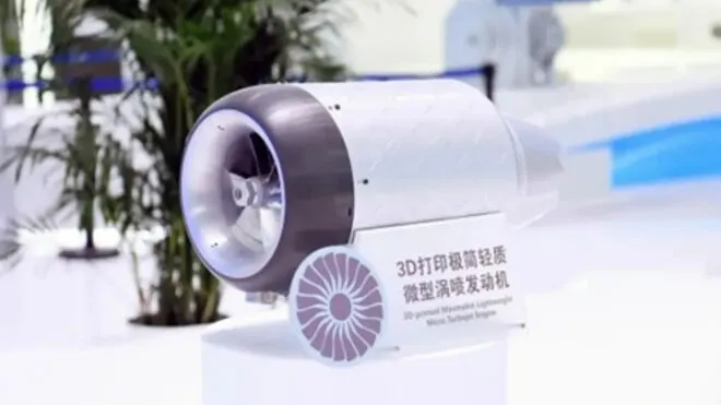 Çin'den Devrim! 3D Yazıcı ile Turbojet Motor Üretimi