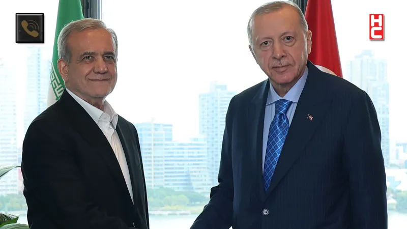 Cumhurbaşkanı Erdoğan, İran Cumhurbaşkanı Pezeşkiyan ile görüştü