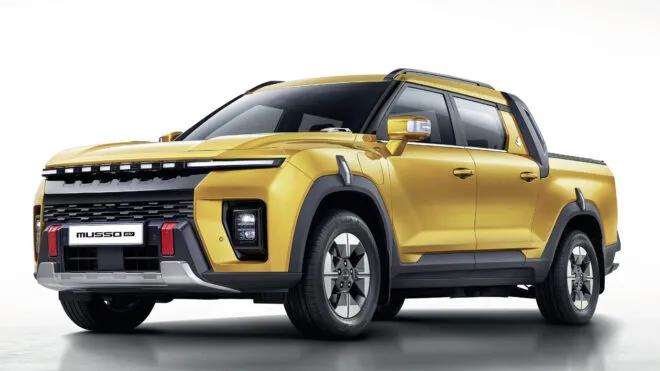 Elektrikli pick-up modeli KGM MUSSO EV Türkiye’de satışa sunuldu