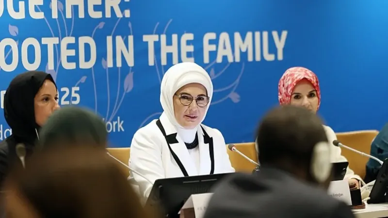 Emine Erdoğan'dan BM'de ailenin önemine vurgu: Tercih değil zorunluluktur