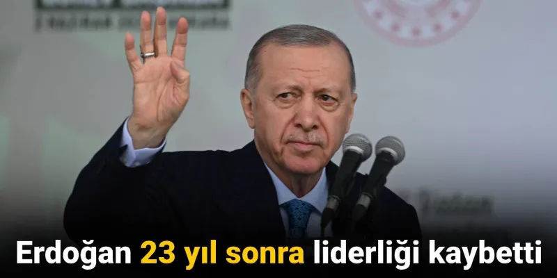 Erdoğan 23 yıl sonra liderliği kaybetti: Vatandaşların en çok beğendiği liderler sıralamasında çarpıcı sonuçlar