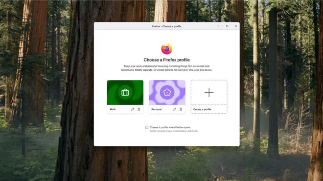 Firefox'tan Beklenen Yenilik! Profil Yönetimi Artık Herkese Açık