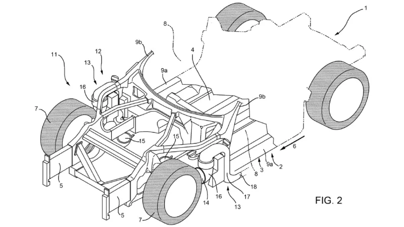 Ferrari'den Şok Patent! Geleceğin Ferrari'leri Böyle mi Olacak?