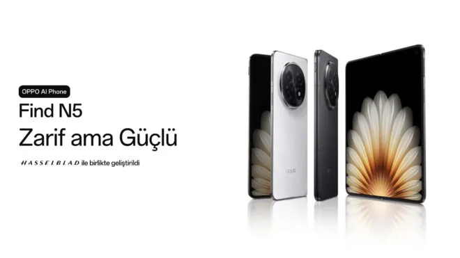 OPPO Find N5 Türkiye'de! Katlanabilir Telefon Rekor Kıracak mı?