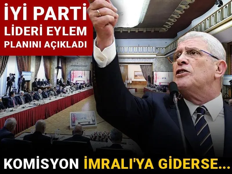 İYİ Parti lideri eylem planını açıkladı: Komisyon İmralı'ya giderse...