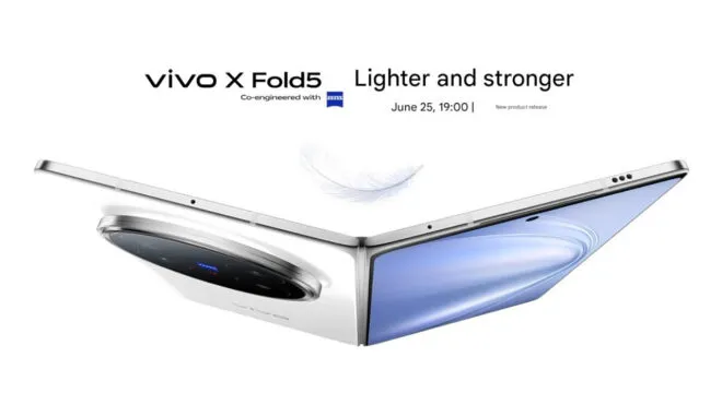 Katlanabilir telefon Vivo X Fold 5, 25 Haziran’da tanıtılacak