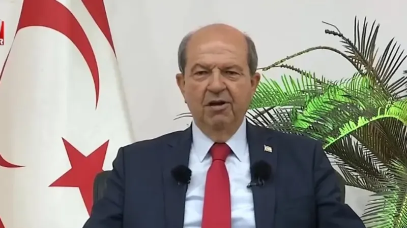 Ersin Tatar'dan Kıbrıs Açıklaması: Tek Çözüm İki Devlet!