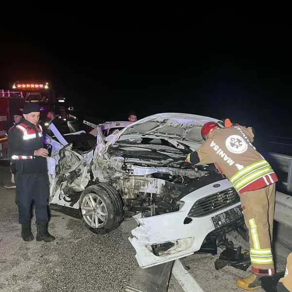 Manisa'da Korkunç Kaza: 1 Ölü, 2 Yaralı! Şok Detaylar