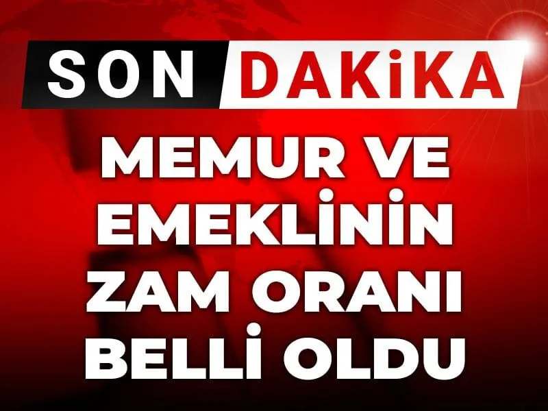 Memur ve emekliye ne kadar zam yapılacak? Enflasyon açıklandı oran ortaya çıktı!