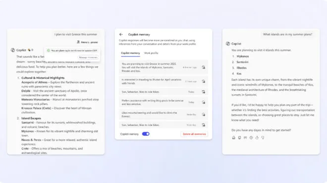 Microsoft 365 Copilot'a "Hafıza" Özelliği! Kaçırmayın