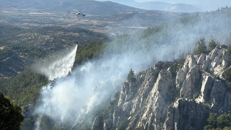 Milas'ta Korkutan Yangın! Alevler Kontrol Altına Alınabiliyor mu?