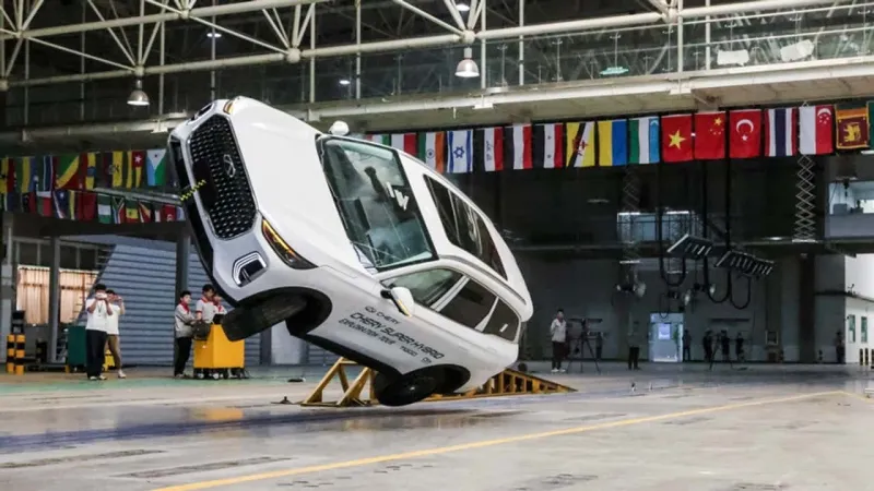 Chery TIGGO9 CSH Çarpışma Testini Aşkınla Geçti! Şok Detaylar