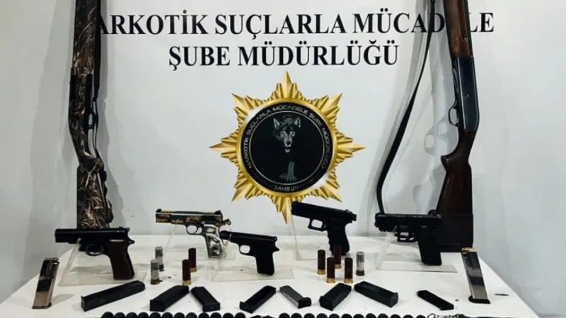Samsun'da operasyon: 2 gözaltı var