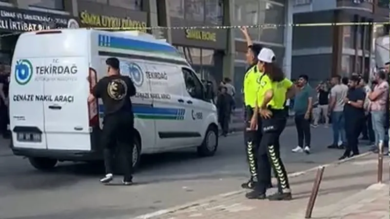 Tekirdağ'da iş yerine silahlı saldırı! Bir kişi hayatını kaybetti