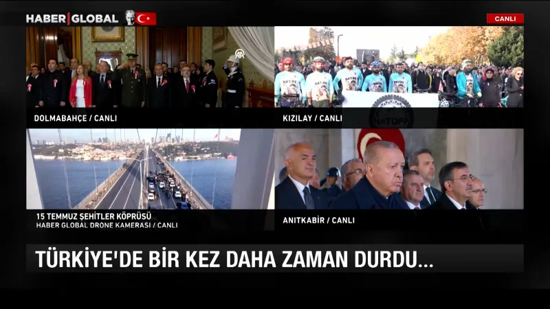 Türkiye ebediyete intikalinin 87. yılında Ata'sını anıyor: Anıtkabir'de resmigeçit törenleri