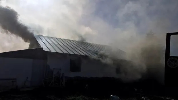 Yayla evinde yangın! 4 kişi hastanelik oldu